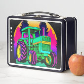 Retro Green Farm Traktor Metall Brotdose (Beispiel)