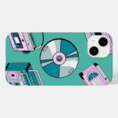 Retro-Green-Handy-Fall Case-Mate iPhone Hülle (Rückseite (Horizontal))