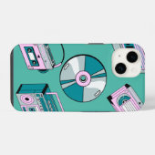 Retro-Green-Handy-Fall iPhone Hülle (Rückseite (Horizontal))