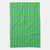 Retro Green Kariert Pattern Küchentuch (Vertikal)