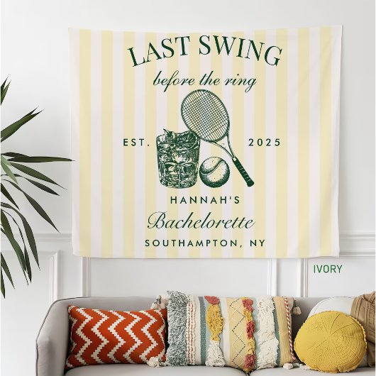 Retro Green Last Swing vor dem Ring Tennis Bach Fleecedecke