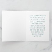 Retro Green Mid Century Cat Happy Birthday Card Karte (Innenseite)