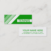 Retro GREEN Mini Visitenkarte (Vorne/Hinten)