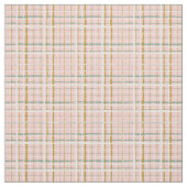 Retro Green Pink Ochre Kariert  Stoff (Muster)