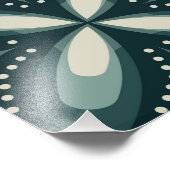retro green shapes fotodruck (Ecke)
