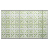 Retro Green Trellis Fabric Stoff (Yard (91,4 cm))