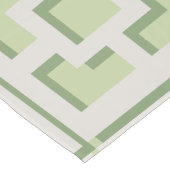 Retro Green Trellis Table Runner Großer Tischläufer (Ecke)