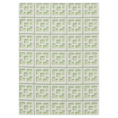 Retro Green Trellis Tablecloth Tischdecke (Vorderseite)