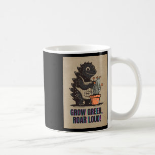 Retro Greenzilla – Süßer Godzilla-Gartenbau-Aufkle Kaffeetasse