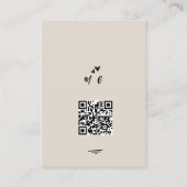 Retro Grey Hand Drawn Illustrated The Details  Begleitkarte (Rückseite)