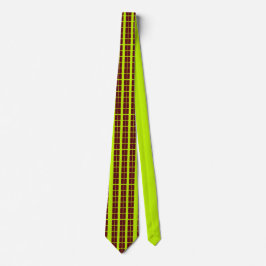 Retro Grid Neck Tie Krawatte