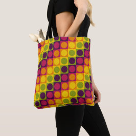 Retro Grid Polka Play Tasche
