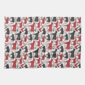 Retro GRILLEN Butcher Farm Frische Muster Geschirrtuch (Horizontal)