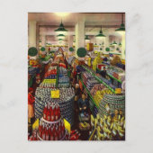 Retro Grocery Store Coupon Clipper's Geschenkgutsc Postkarte (Vorderseite)