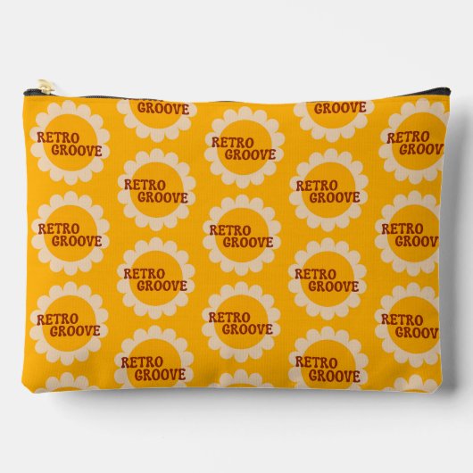 Retro Groove Accessory Pouch Zubehörtasche (Vorderseite)