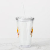 Retro Groove Acrylic Tumbler Acryltrinkbecher (Links)