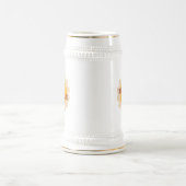 Retro Groove Bierglas (Mittel)