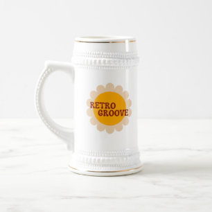 Retro Groove Bierglas