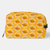 Retro Groove Dopp Kit Waschbeutel (Rückseite)