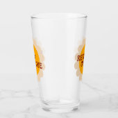 Retro Groove Glas (Rechts)