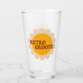 Retro Groove Glass Glas (Rückseite)