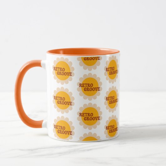 Retro-Groove-Kaffeetasse Tasse (Links)