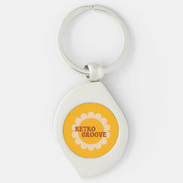 Retro Groove Keychain Schlüsselanhänger