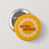 Retro-Groove-Knopf Button (Vorne & Hinten)