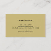 Retro Groove Liquid Abstrakt II Visitenkarte (Rückseite)