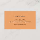 Retro Groove Liquid Abstrakt IV Visitenkarte (Rückseite)