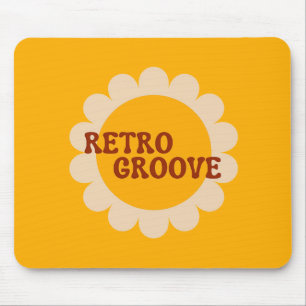 Retro Groove-Mauspad Mousepad
