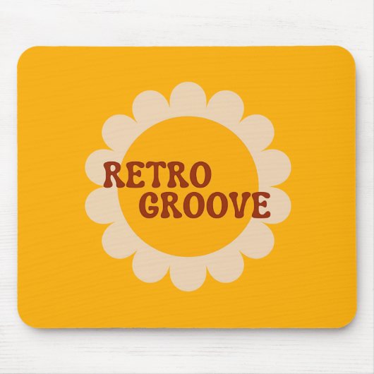 Retro Groove-Mauspad Mousepad (Vorne)