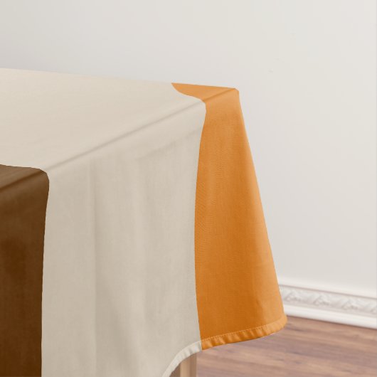 Retro Groove Mitte Jahrhundert Modernes Muster 70e Tischdecke (Beispiel)