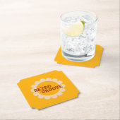 Retro Groove Papieruntersetzer Untersetzer (Vor Ort)