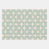 Retro Groove Pastel Vibes Muster Geschenkpapier Set (Vorderseite 3)