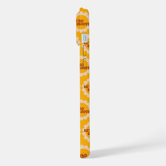 Retro Groove Phone Case iPhone Hülle (Linke Seite)