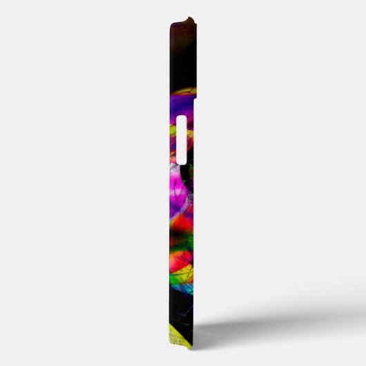 Retro Groove Psychedelic Fraktal Art Case-Mate iPhone Hülle (Rückseite / Rechts)