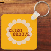Retro Groove Schlüsselanhänger (Rückseite)