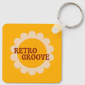 Retro Groove Schlüsselanhänger (Rückseite)