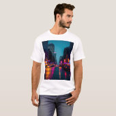 Retro Groove-Shirt T-Shirt (Vorne ganz)