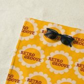 Retro Groove Strandtuch (Beispiel)