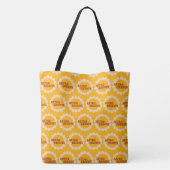 Retro Groove Tote Bag Tasche (Rückseite)