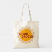 Retro Groove-Tragetasche Tragetasche (Rückseite)