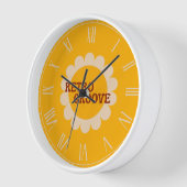 Retro Groove Uhr (Winkel)