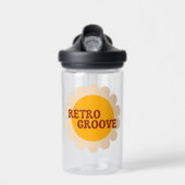 Retro-Groove-Wasserflasche Trinkflasche (Vorne)