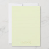 Retro Groovy 16 . Geburtstag Einladung (Rückseite)