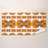 Retro Groovy 60's 70's Bubbles Muster Badehandtuch (Badehandtuch)