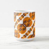 Retro Groovy 60's 70's Bubbles Muster Kaffeetasse (Mittel)