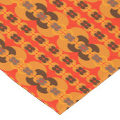 Retro Groovy 60's 70's Bubbles Muster Kurzer Tischläufer (Ecke)