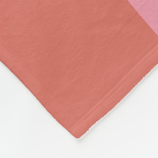 Retro Groovy 70er Daisy Arch Name Fleecedecke (Ecke)